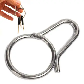 Разъемные кольца Аксессуары для ключей Сверхмощный автомобильный держатель для ключей Держатель брелка Быстросъемный разъем для брелока Удобный аксессуар Подарок