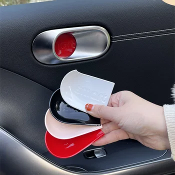  Ручка чаши межкомнатной двери автомобиля Декоративная наклейка Защитный чехол для Mercedes Smart Elf # 1 Аксессуары для модификации стиля автомобиля
