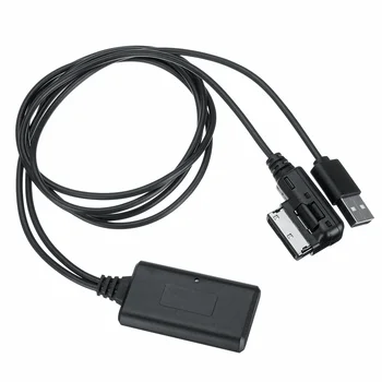  Светодиод кабеля Bluetooth HIFI для автоаудио указывает на адаптер USB AUX в адаптере микрофона для Audi A5 8T A6 AMI MMI 2G