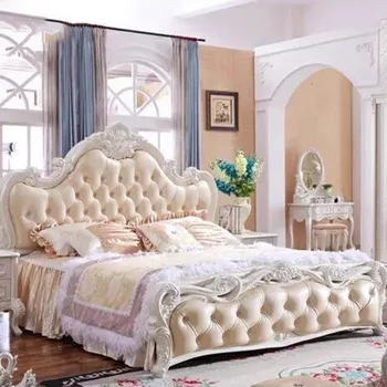 Современные VIP-рамы для кроватей Queen Double Эстетика Винтажная платформа Хранение King Size Кровать Роскошный Twin Camas De Casal Мебель для спальни