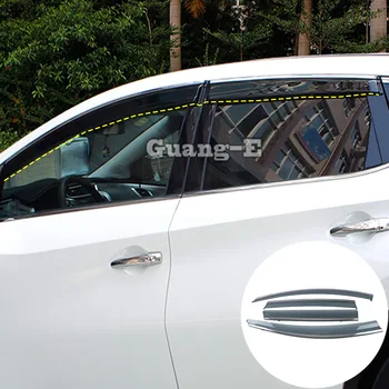  Стик для стайлинга кузова автомобиля для Nissan Murano 2015 2016 2017 2018 2019 Лампа Стекло Ветровой козырек Защита от дождя / солнца Вентиляционная отделка