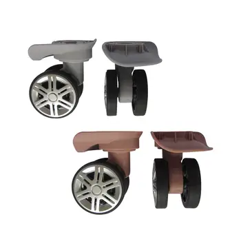 Упаковка из 2 колес для дорожного чемодана Ролики для тележек Прочные двухрядные колеса