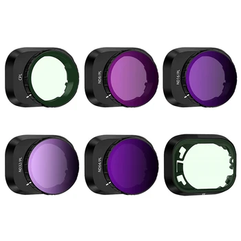  Фильтры для объективов дронов UV / CPL / ND8 PL / 16 PL / 32 PL / 64 PL / Комплект для Mini 4 Pro Аксессуары для дронов Фитинг Объектив Защитная фильтрующая пленка
