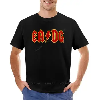 футболка черный мужчина хлопковые топы E A D G бас-гитара струны футболка смешная футболка симпатичные топы мужские большие и высокие футболки