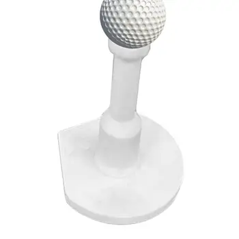 Футболки для мяча для гольфа Резиновые футболки с большой чашкой с основанием Мягкий и свободный маркер мяча Тройники для гольфа Пониженное трение и боковое вращение для большинства гольфов