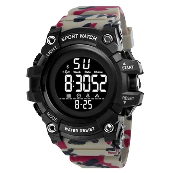 Цифровые мужские часы Военные спортивные наручные часы Многофункциональные водонепроницаемые спортивные часы Детские студенческие электронные часы для мужчин Подарки