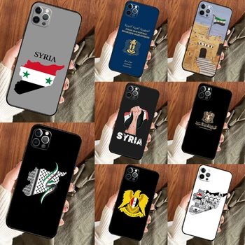 Чехол для телефона с флагом сирийской революции для iPhone 14 13 12 11 15 Pro Max XS X XR 7 8 Plus SE 2020 12 13 Мини-чехол